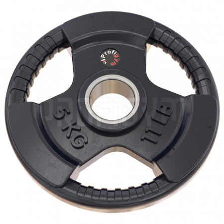 Диск треххватовый 5 кг черный